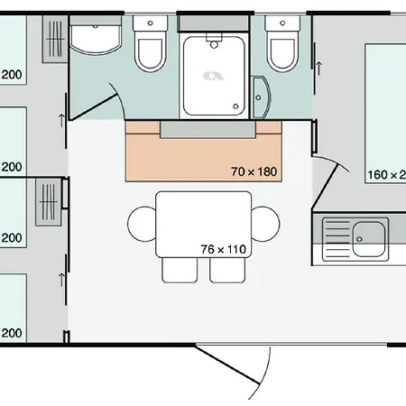 Mobilheim Adria Family Mit Pool By Interhome * Klenovica